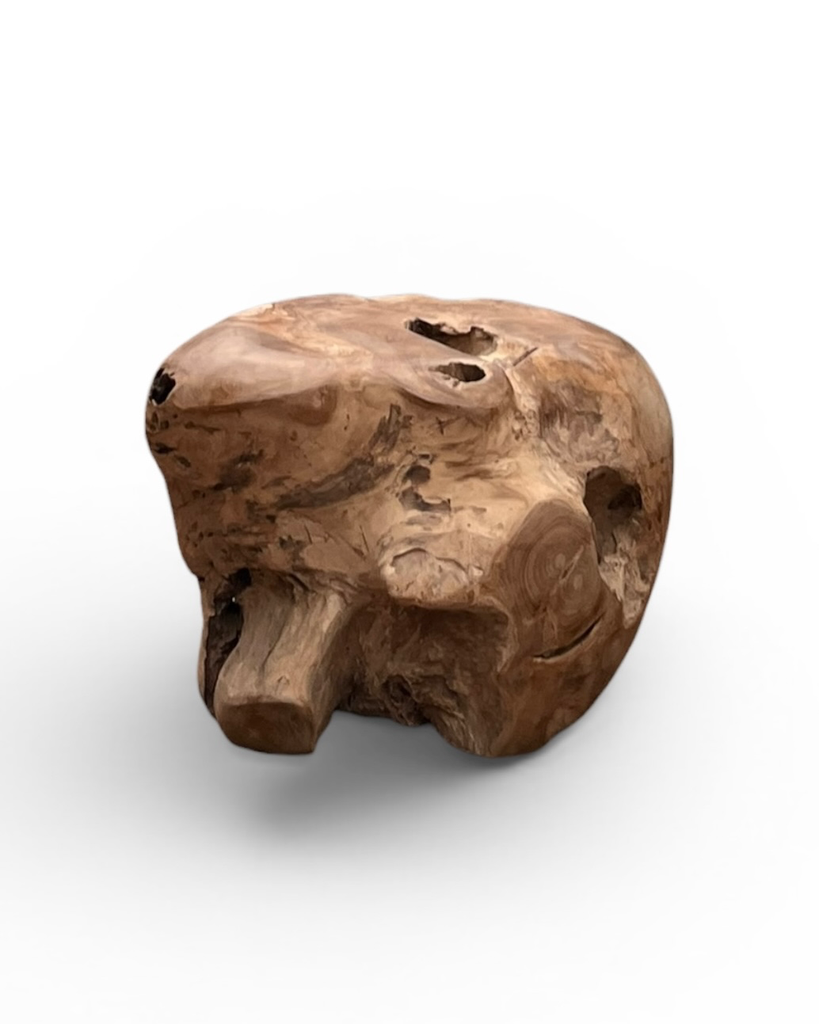 POUF RACINE DE TECK